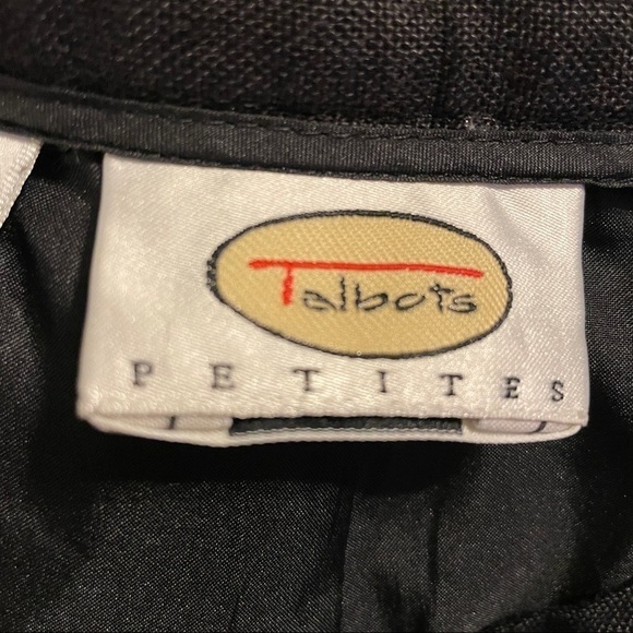 Talbots Wide Leg Linen Pants With Lemon Print Novelty - Picture 6 of 8